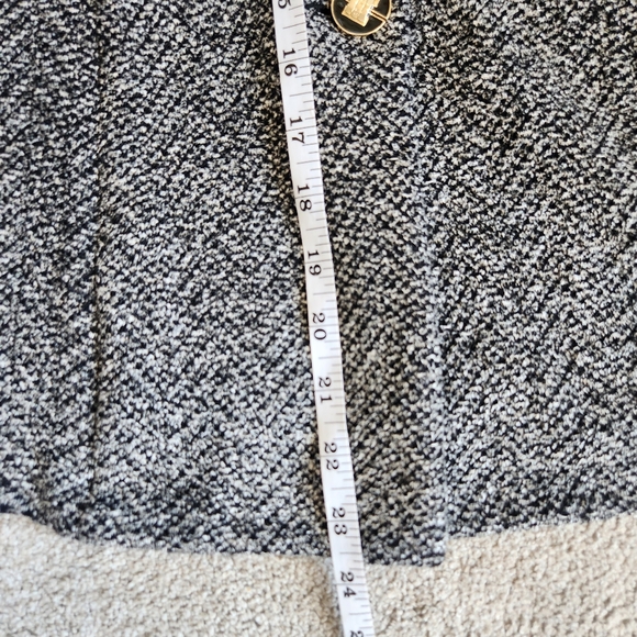 St John Marie Gray Soft Wool Blend Prep Jacket Knit Blazer Classic Luxury Size 8 - Picture 13 of 16